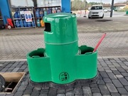 Kosz, koszomyjka podwójna stacja paliw