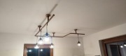 Oświetlenie, lampa industrialna Loft z rur miedzianych