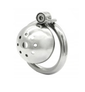 Mały stalowy pas cnoty Chastity cage Oring 45mm