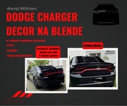 FOLIA NAKLEJKI DECOR NA BLENDE DODGE CHARGER 2015+