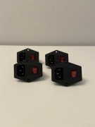 IEC320 C14 Gniazdo zasilania (4 sztuki)