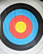 4x Tarcza łucznicza JVD 80x80 cm - wzmacniana nylonem, FITA