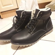 Buty zimowe męskie Tom Rose, rozmiar 44 czarne