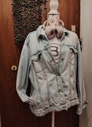 Kurtka dżinsowa jeansowa C&A Clockhouse miękka elastyczna 50