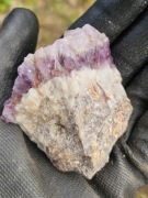 Ametyst Ciemny Karkonosze Piękny Zrost Kryształów Naturalna Druza 