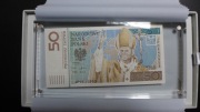 Banknot 50 zł Jan Paweł II w kasecie