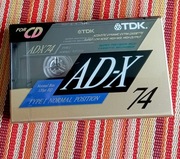 TDK AD-X  74 min. Japońskie wydanie.