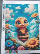 Haft Diamentowy Gotowy 30x40 ( Pszczoła )