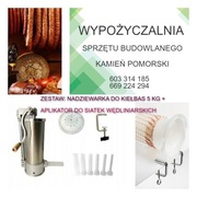 Nadziewarka do kiełbas. Gofrownica gastronomiczna.Wynajem