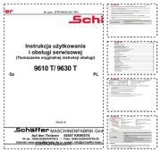 Schaffer 9610T 9630T Service Manual Instrukcja obsługi operatorsko serwisow
