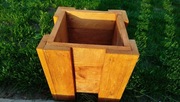 Donica drewniana 30x30 cm - Hit sezonu ogród taras balkon
