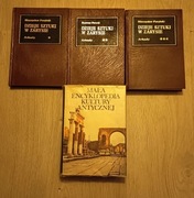Dzieje sztuki w zarysie 3 tomy + Mała Encyklopedia Kultury Antycznej 