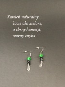 Kolczyki z kamieni naturalnych