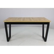Stół rozkładany IKON2 140/80(+40) artisan/czarny metal  SZYBKA DOSTAWA!!
