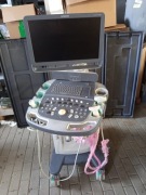 Ultrasound system (likely GE or similar)