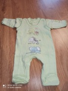 Zestaw śpioszki z dwoma kaftanikami 68