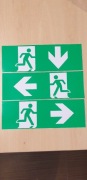 PIKTOGRAM wyjścia awaryjnego - wym. 10x30cm