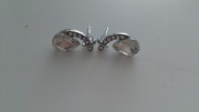 Kolczyki damskie posrebrzane 