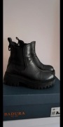 Badura  botki skórzane 36