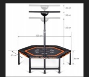 Trampolina fitnes 120 duza i mocna