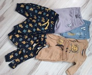 Dresy spodnie bluza 68 74 bliźniaki zestaw paka