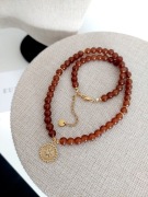 Naszyjnik HOLY | Awenturyn brązowy