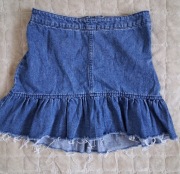 Jeansowa spódniczka gyaru