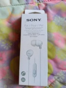 Sony MDR-EX15AP – słuchawki przewodowe z mikrofonem (białe)