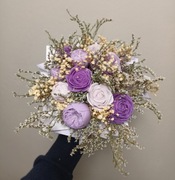 Bukiet XL sojowych świec w rustykalnym stylu