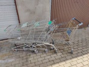 Wózek sklepowy używany jezdny w cenie kółek 