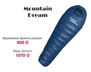 Śpiwór puchowy Mountain Dream 600g NOWY! 