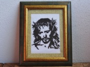 Obrazek haft krzyżykoway Jezus