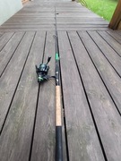 Zestaw wędka FAF 360 + kołowrotek Mikado Nexton FD 5005+plecionka