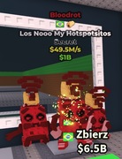 Los Nooo My Hotspotsitos 49.5m/s bloodrot 2 mutacje