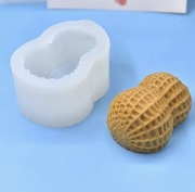 ORZESZEK ZIEMNY forma silikonowa 10*7*4.8 do Świec Mydła Gipsu Odlewów 