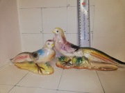 Figurki porcelanowe rajskie ptaki