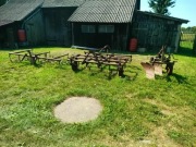 Pług dwuskibowy / Brona trzypolowa '12' / Kultywator z wałkiem