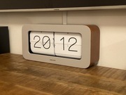 Zegar klapkowy retro Karlsson Matiz szary vintage