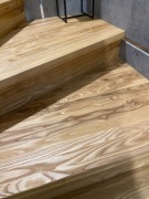 Trepy dębowe, jesionowe na schody. Montaż, produkcja 