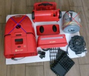 Odkurzacz Zelmer Meteor 1057.5 obudowa zwijacz przycisk koła pokrywa części