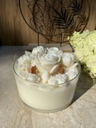 Świeca sojowa Biały ogród mega 800 g prezent xxl kwiaty