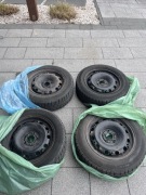 FELGI 15” STALOWE Z OPONAMI ZIMOWYMI 185x60 SKODA FABIA ll