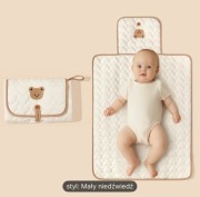 Składana mata do przewijania niemowląt - wodoodporna, przenośna | organizer
