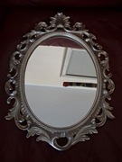 Lustro stylowe srebrne