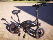 Rower elektryczny DYU D3F 25km/h 10Ah 50km Czarny