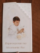 Zaproszenie na komunię świętą 