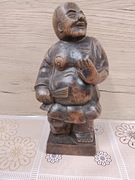 Figurka rzeźba Budda drewniana 