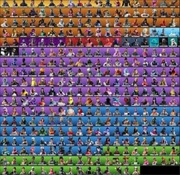 Konto Fortnite 500 skinów Travis, Leviatan i Vdolce