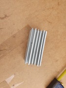 Radiator aluminiowy 120x50 mm żeberka