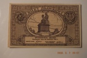 Banknot bilet zdawkowy 20 groszy z 1924 roku